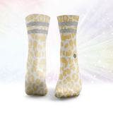 Leopard Print Glitter Socks