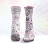 Send It Glitter Socks