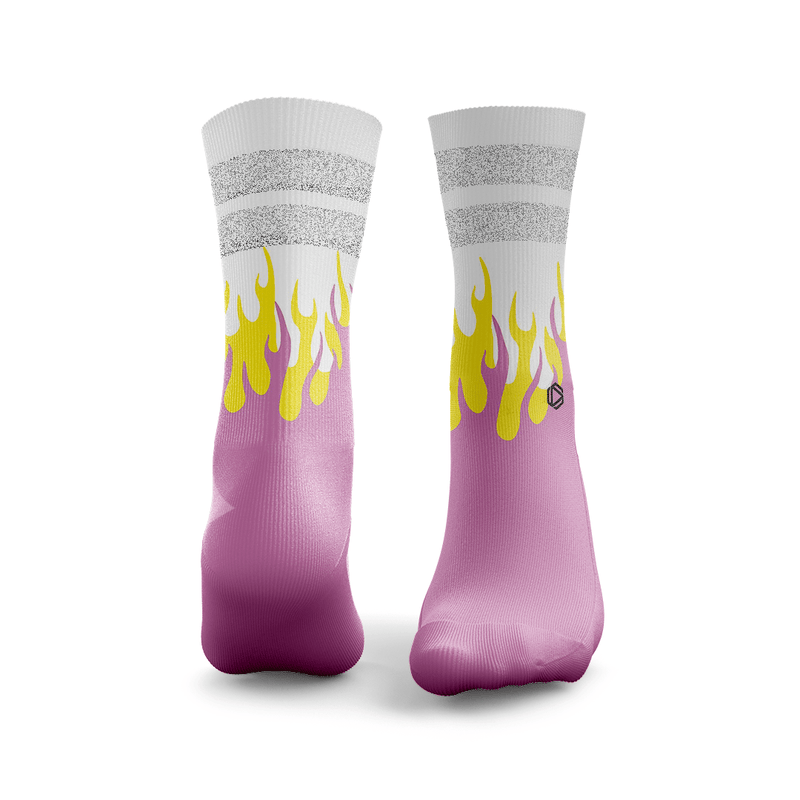 Hot Rod Glitter Socks