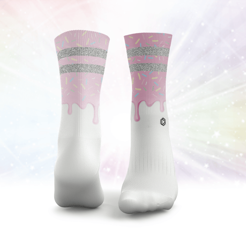 Iced Donut Glitter Socks
