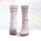 Leopard Print Glitter Socks