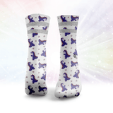 Baby Dino Glitter Socks