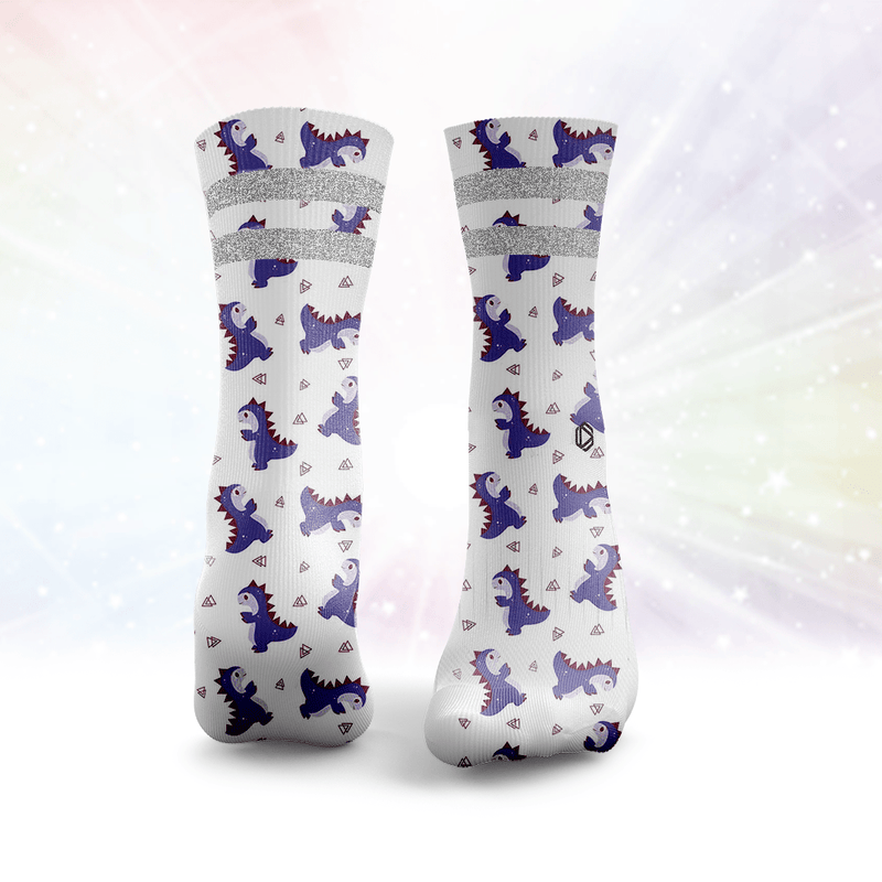 Baby Dino Glitter Socks