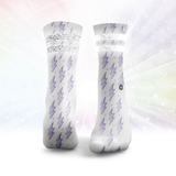Lightning Bolts Glitter Socks