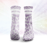 Leopard Print Glitter Socks