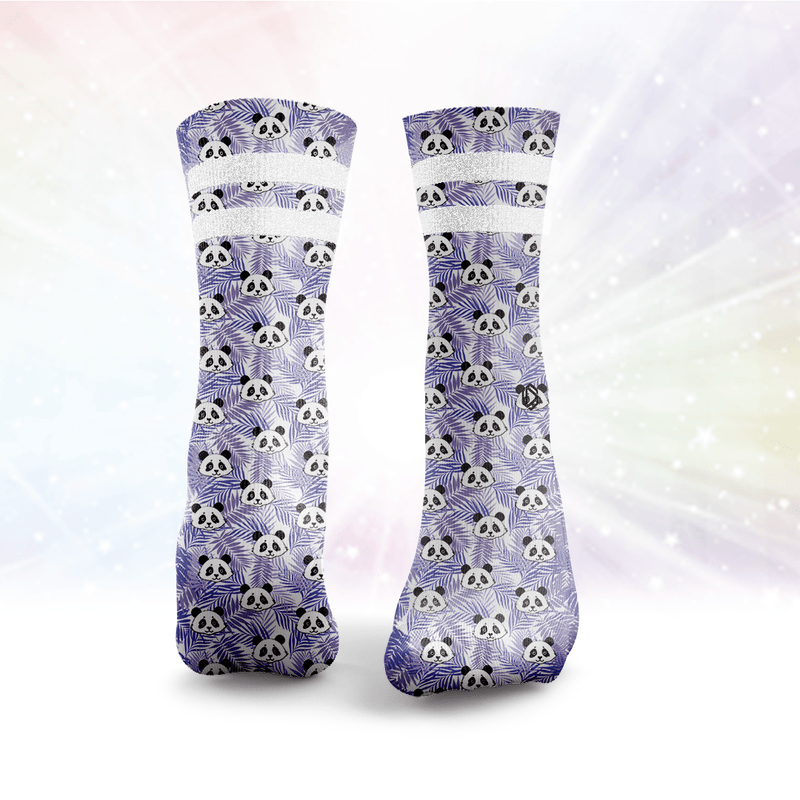 Panda Glitter Socks