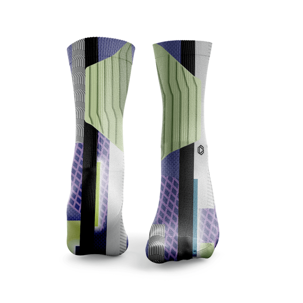 Crew - Metcon 8 Socks - Socks - Light Yellow & Grey â HEXXEE