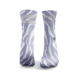 Zebra Glitter Socks