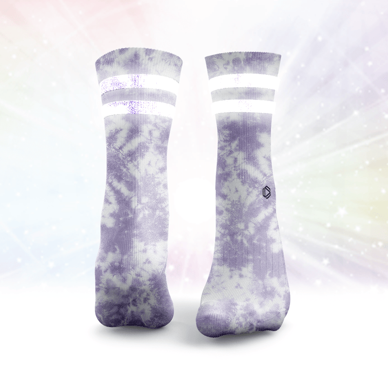 Tie Dye Glitter Socks