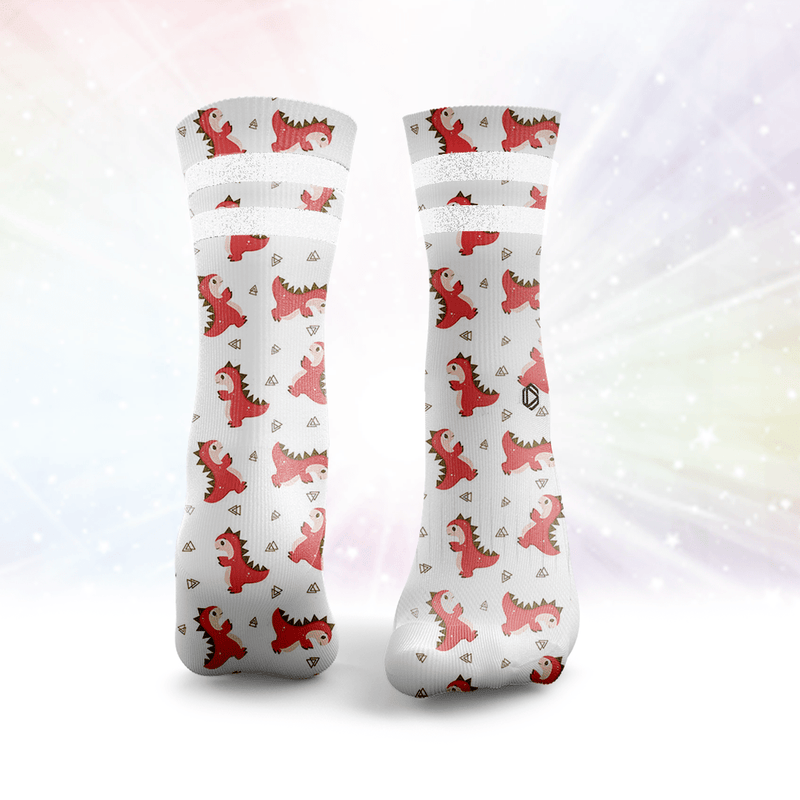 Baby Dino Glitter Socks