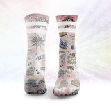 Send It Glitter Socks