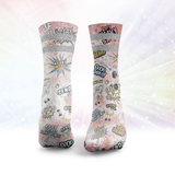 Send It Glitter Socks