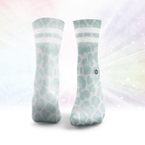Leopard Print Glitter Socks