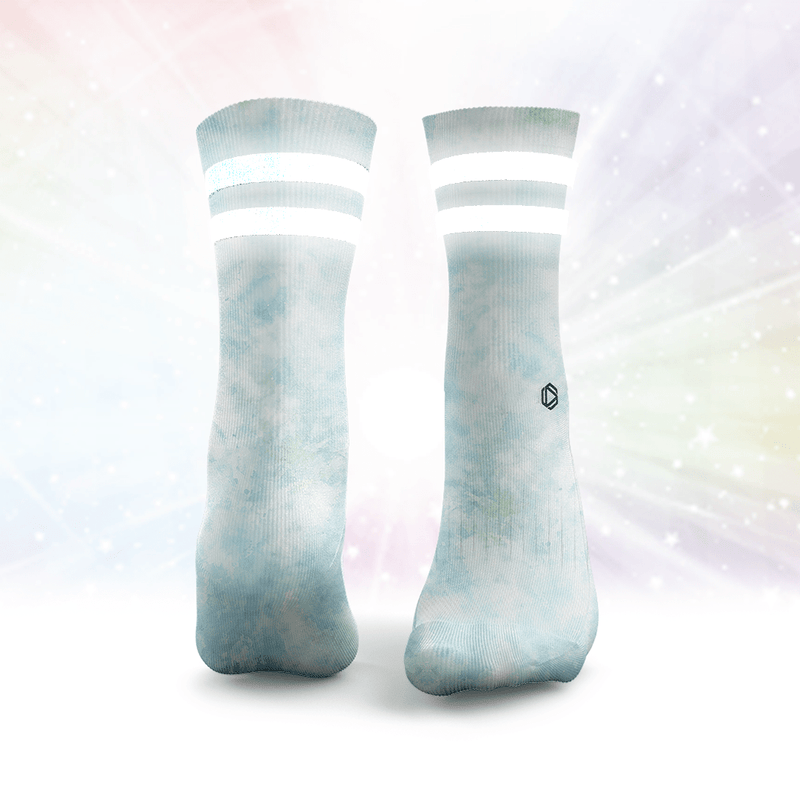 Tie Dye Glitter Socks