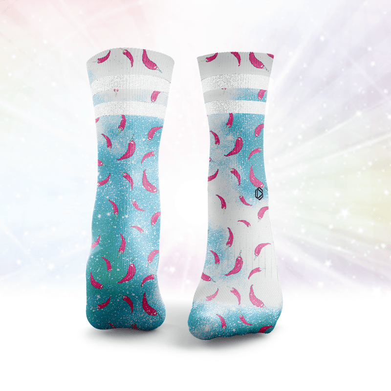 Spicy Glitter Socks