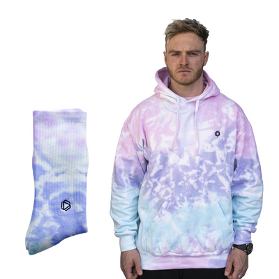 Tie-Dye Hoodie & Sock Combo