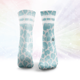 Leopard Print Glitter Socks