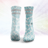 Leopard Print Glitter Socks