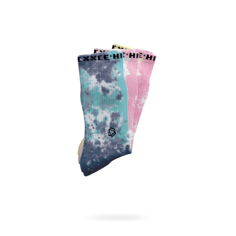 Halo Tie Dye 3.0 Bundle (Teal Blue & Pink/Yellow & Pink/Grey)