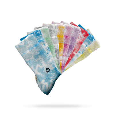 Tie Dye Glitter Socks