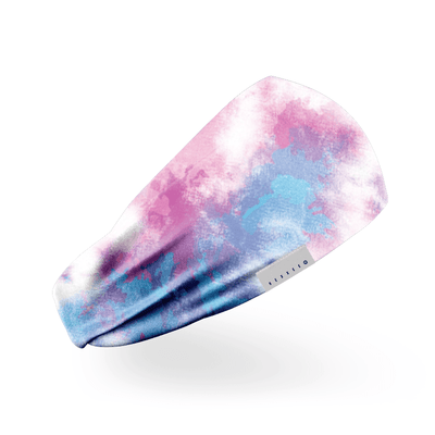 Tie Dye Frozen Pink & Blue Headband