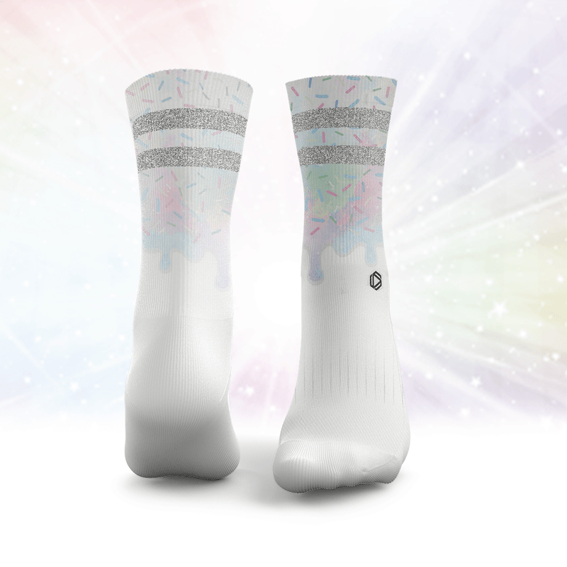 Iced Donut Glitter Socks