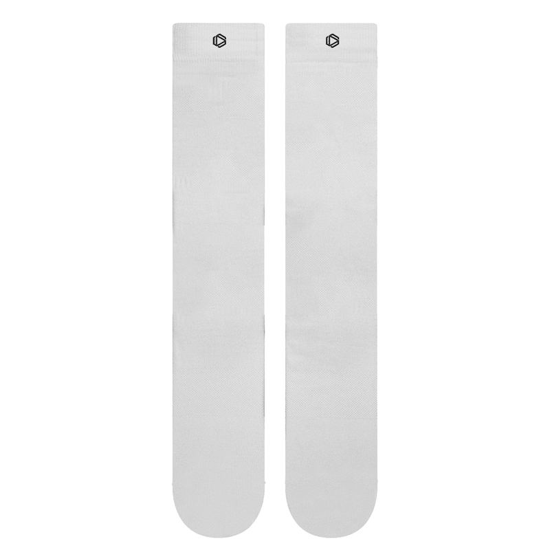 White Weightlifting Socks