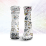 Send It Glitter Socks