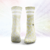 Leopard Print Glitter Socks