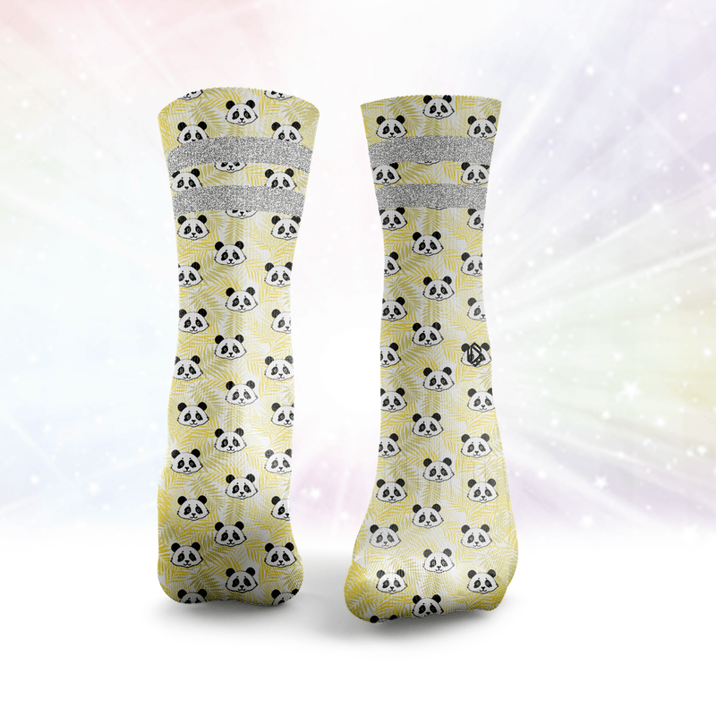 Panda Glitter Socks