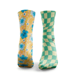 Floral Checkerwaves