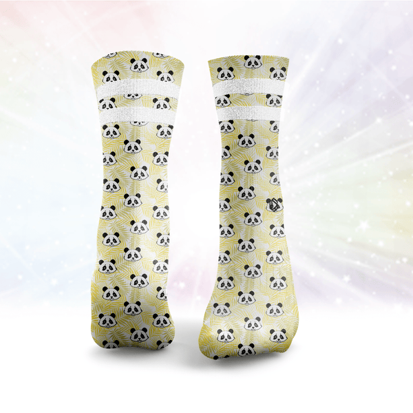 Panda Glitter Socks