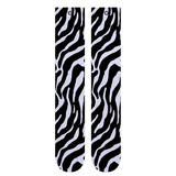 Zebra Weightlifting Socks