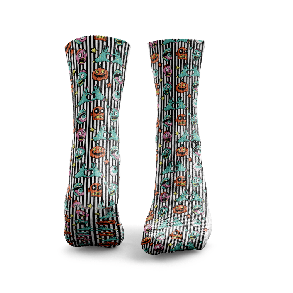 Crew - Zombie Stripes - Socks - 2Stripe – HEXXEE